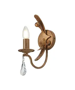 Аплик Windsor 1xE14 Gold Patina Elstead Lighting WINDSOR1-GOLD | Osvetlenieto.bg