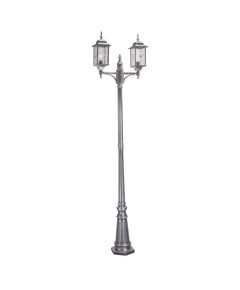 Градински стълб Wexford 2xE27 Black Silver Elstead Lighting WX8 | Osvetlenieto.bg