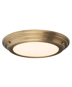 LED Плафон Welland Aged Brass Elstead Lighting WELLAND-F-AB | Osvetlenieto.bg