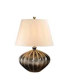 Настолна лампа Rib Pumpkin 1xE27 Brown and Black Elstead Lighting RIB-PUMPKIN-TL | Osvetlenieto.bg