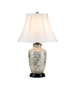 Настолна лампа Silver Thistle 1xE27 White and Silver Elstead Lighting SILVERTHISTLE-TL | Osvetlenieto.bg