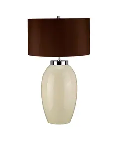 Настолна лампа Victor 1xE27 Large Cream Elstead Lighting VICTOR-LRG-TL-CR | Osvetlenieto.bg