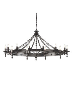 Полилей Warwick 12xE14 Graphite Black Elstead Lighting WR12-GRAPHITE | Osvetlenieto.bg