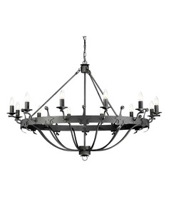 Полилей Windsor 12xE14 Graphite Elstead Lighting WINDSOR12-GR | Osvetlenieto.bg