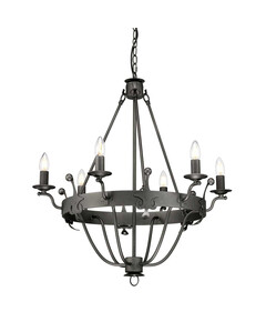 Полилей Windsor 6xE14 Graphite Elstead Lighting WINDSOR6-GR | Osvetlenieto.bg