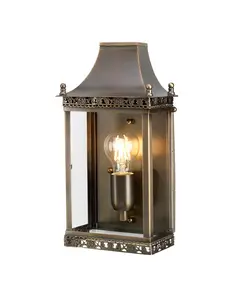 Външен аплик Regents Park 1xE27 Aged Brass Elstead Lighting REGENTS-PARK-BR | Osvetlenieto.bg