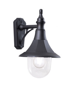 Външен аплик Shannon 1xE27 Down Black Elstead Lighting SHANNON-DOWN | Osvetlenieto.bg