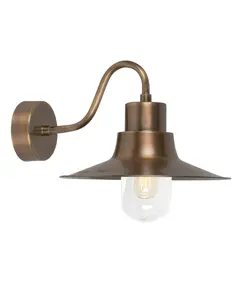 Външен аплик Sheldon 1xE27 Aged Brass Elstead Lighting SHELDON-BR | Osvetlenieto.bg