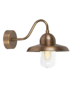 Външен аплик Somerton 1xE27 Aged Brass Elstead Lighting SOMERTON-BR | Osvetlenieto.bg