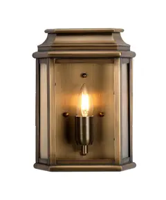 Външен аплик St Martins 1xE27 Aged Brass Elstead Lighting ST-MARTINS-BR | Osvetlenieto.bg