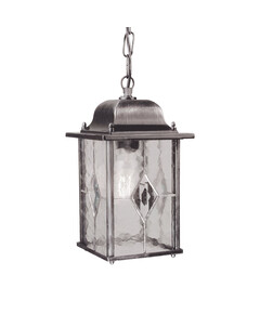 Външна висяща лампа Wexford 1xE27 Black Silver Elstead Lighting WX9 | Osvetlenieto.bg