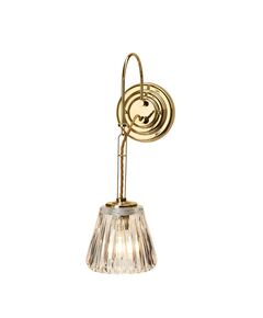 Аплик за баня Demelza 1xG9 Polished Brass Elstead Lighting BATH-DEMELZA-PB | Osvetlenieto.bg