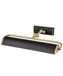 Аплик за картина Winchfield 2xE14 Medium Aged Brass & Matte Black Elstead Lighting WINCHFIELD-PLM-AB-MB | Osvetlenieto.bg