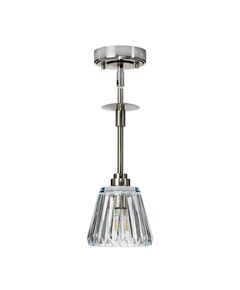 Пендел за баня Agatha 1xG9 Brushed Nickel Elstead Lighting BATH-AGATHA1P-BN | Osvetlenieto.bg