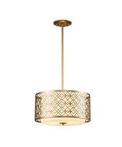 Полилей Ziggy 2xE27 Medium Lacquered Gold Elstead Lighting ZIGGY-2P-M-LG | Osvetlenieto.bg