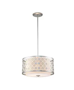 Полилей Ziggy 2xE27 Medium Lacquered Silver Elstead Lighting ZIGGY-2P-M-LS | Osvetlenieto.bg