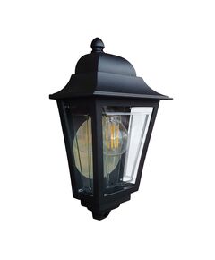 Външен аплик Deco Lane 1xE27 Half Black Elstead Lighting DECO-LANE7-BLACK | Osvetlenieto.bg