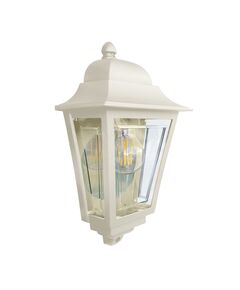 Външен аплик Deco Lane 1xE27 Half Cream Elstead Lighting DECO-LANE7-CREAM | Osvetlenieto.bg