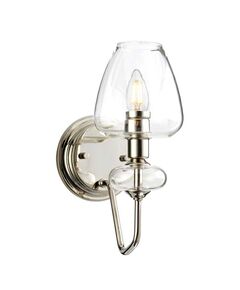 Аплик Armand 1xE14 Polished Nickel Plated Clear Glass Shades Elstead Lighting DL-ARMAND1-PN | Osvetlenieto.bg