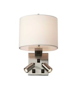 Аплик Belmont 1xE14 Brushed Nickel Elstead Lighting BELMONT-3W | Osvetlenieto.bg