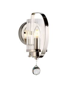 Аплик Cassie 1xE14 Polished Nickel Plated Elstead Lighting CASSIE1 | Osvetlenieto.bg