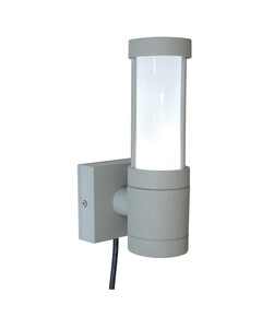 LED Фасаден аплик Beta Plain Silver Matt Silver Garden Zone GZ-BETA3 | Osvetlenieto.bg