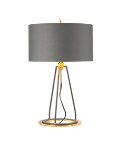 Настолна лампа Ferrara 1xE27 Dark Grey Polished Gold Elstead Lighting FERRARA-TL-GPG | Osvetlenieto.bg