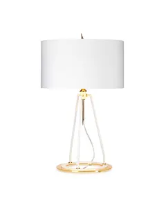 Настолна лампа Ferrara 1xE27 White Polished Gold Elstead Lighting FERRARA-TL-WPG | Osvetlenieto.bg