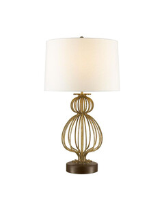Настолна лампа Lafitte 1xE27 Distressed Gold Gilded Nola GN-LAFITTE-TL-GD | Osvetlenieto.bg