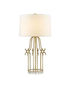 Настолна лампа Stella 1xE27 Distressed Gold Gilded Nola GN-STELLA-TL-GD | Osvetlenieto.bg