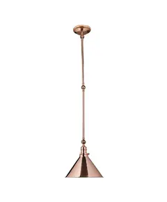 Пендел Provence 1xE27 Polished Copper Elstead Lighting PV-GWP-CPR | Osvetlenieto.bg