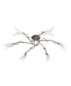 Плафон Fly 6xG9 Black Silver Gold Elstead Lighting FLY6-SF-BRZ-ANT | Osvetlenieto.bg