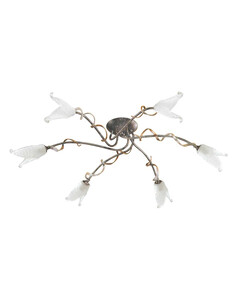 Плафон Fly 6xG9 Black Silver Gold Elstead Lighting FLY6-SF-BRZ-ANT | Osvetlenieto.bg