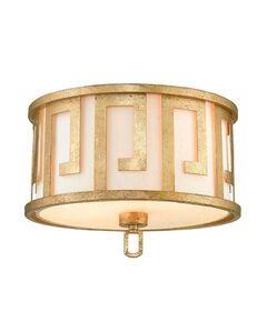 Плафон Lemuria 2xE27 Gilded Nola Distressed Gold Ivory Shade Gilded Nola GN-LEMURIA-F | Osvetlenieto.bg