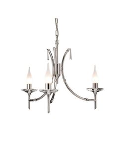 Полилей Brightwell 3xG9 Polished Nickel Elstead Lighting BR3-NICKEL | Osvetlenieto.bg