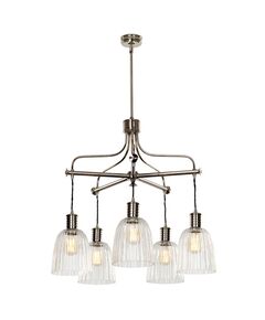 Полилей Douille 5xE27 Polished Nickel Elstead Lighting DOUILLE5-PN | Osvetlenieto.bg