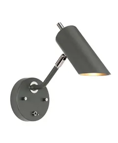 Аплик Quinto 1xE27 Dark Grey Polished Nickel Elstead Lighting QUINTO1-GPN | Osvetlenieto.bg