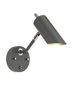 Аплик Quinto 1xE27 Dark Grey Polished Nickel Elstead Lighting QUINTO1-GPN | Osvetlenieto.bg