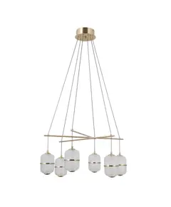 LED Полилей Alani PND-34375-6-HBR Italux 32W 3000K | Osvetlenieto.bg