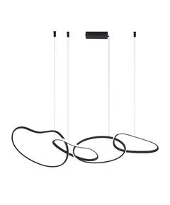 LED Полилей Fonte PND-22412-S4-BK Italux 40W 3000K-6000K | Osvetlenieto.bg