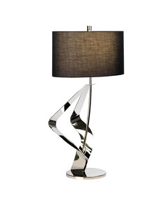 Настолна лампа Ribbon 1xE27 Polished Nickel Elstead Lighting RIBBON-TL | Osvetlenieto.bg