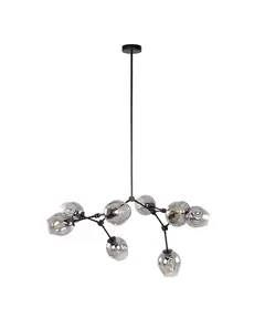 Полилей Ferral PND-75075-8-BK-SG Italux 8xE27 | Osvetlenieto.bg