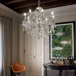 Полилей GIOCONDA SP12 ARGENTO 164953 Ideal Lux 12xE14 | Osvetlenieto.bg