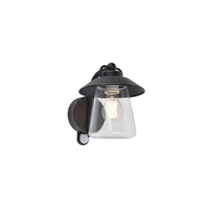 Градински аплик CATE PIR сензор Lutec 1xE27 IP44 5264207213 | Osvetlenieto.bg