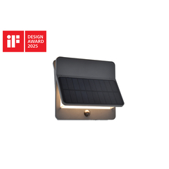 Соларна лампа ALETA PIR сензор Lutec LED 12.6W IP54 6915401118 | Osvetlenieto.bg