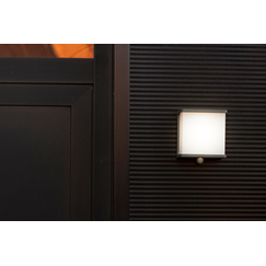 Соларна лампа DOBLO PIR сензор Lutec LED 12W IP44 6943701125 | Osvetlenieto.bg