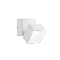 LED Фасаден аплик OMEGA AP SQUARE BIANCO 4000K 285528 Ideal Lux  IP54 | Osvetlenieto.bg