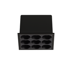LED Луна за вграждане LIKA FI SLIM SQUARE 10W 3000K NERO 369518 Ideal Lux | Osvetlenieto.bg