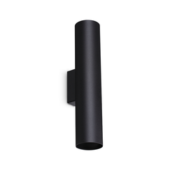 Аплик LOOK AP2 ROUND D60 H300 NERO 370118 Ideal Lux 2xGU10 | Osvetlenieto.bg