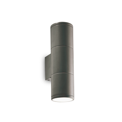 Фасаден аплик GUN AP2 SMALL ANTRACITE 236841 Ideal Lux 2xGU10 IP44 | Osvetlenieto.bg